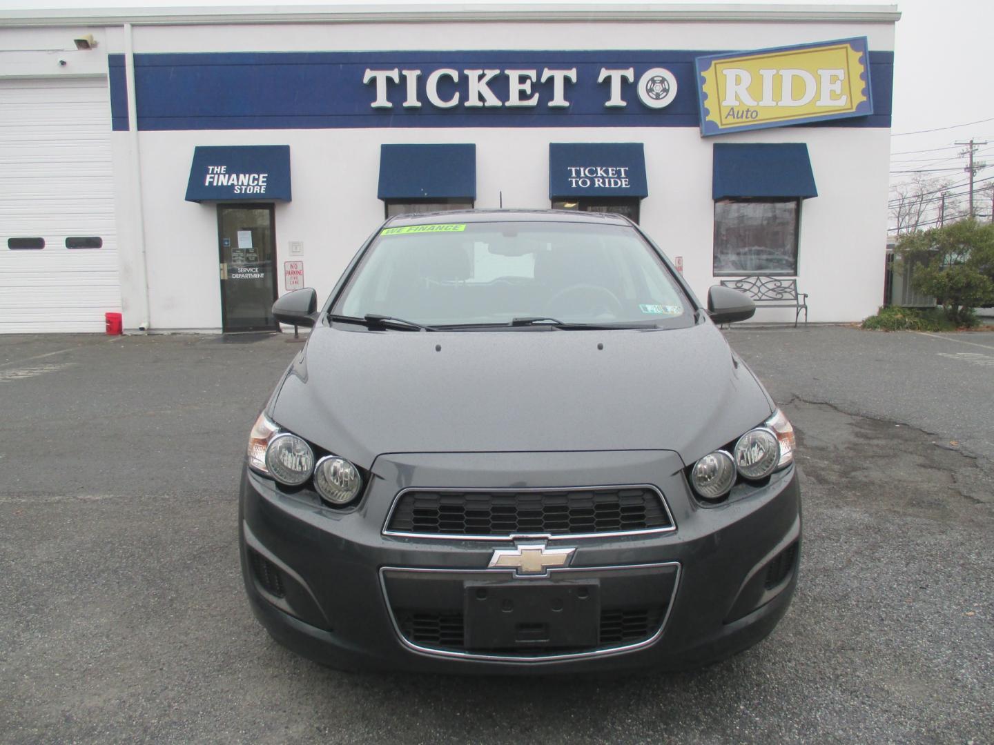 2016 GRAY Chevrolet Sonic LT Auto 5-Door (1G1JC6SG9G4) with an 1.8L L4 DOHC 24V engine, 6A transmission, located at 1254 Manheim Pike, Lancaster, PA, 17601, (717) 393-9133, 40.062870, -76.323273 - Photo#1